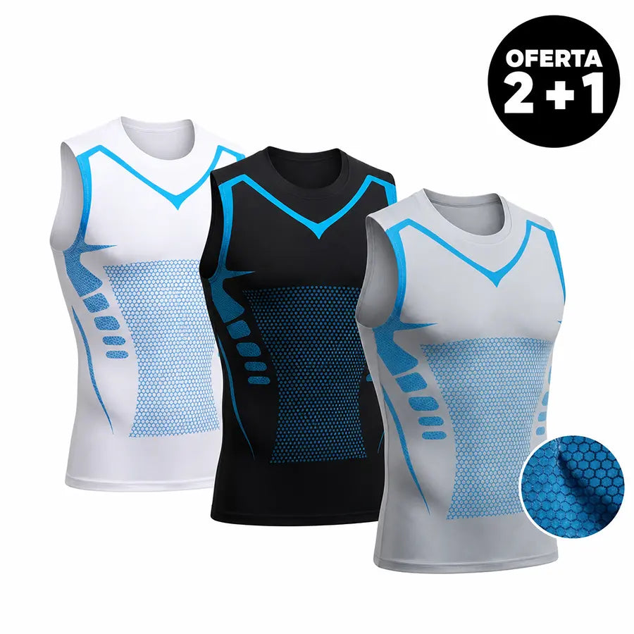 Torquell™ - Ionic Compression Shirt That Flattens Belly and Chest Instantly