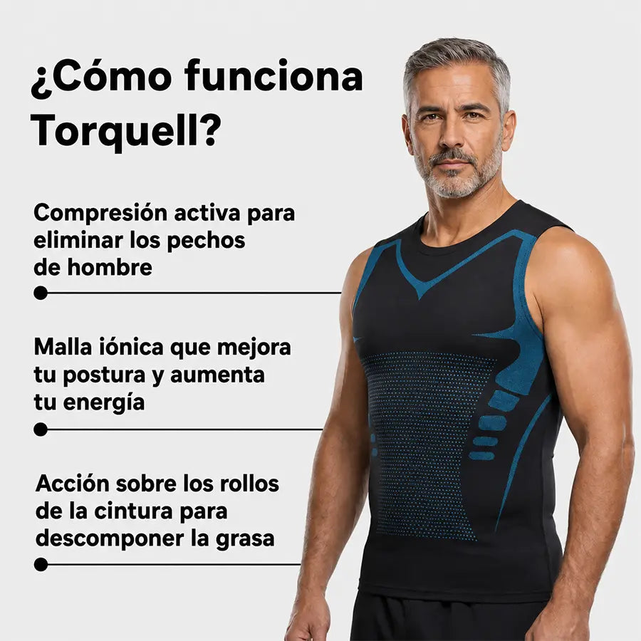 Torquell™ - Ionic Compression Shirt That Flattens Belly and Chest Instantly