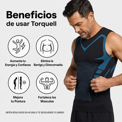 Torquell™ - Ionic Compression Shirt That Flattens Belly and Chest Instantly