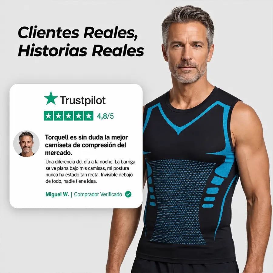 Torquell™ - Ionic Compression Shirt That Flattens Belly and Chest Instantly